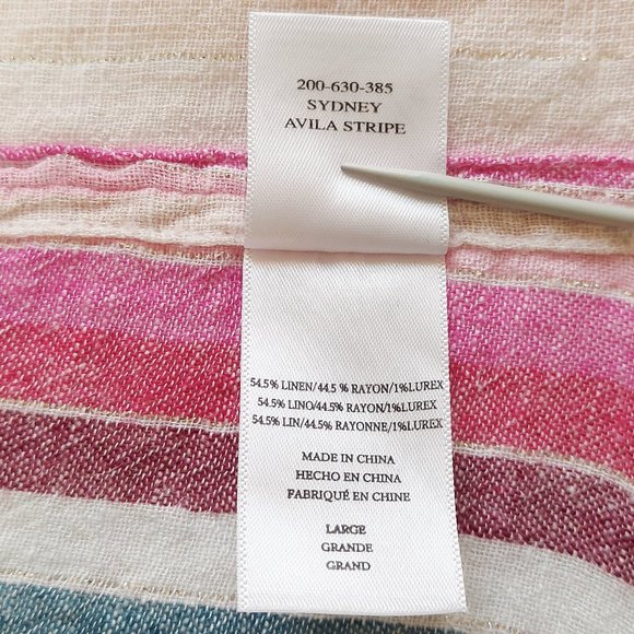 Colorful Striped Button-Up Shirt - Picture 11 of 12